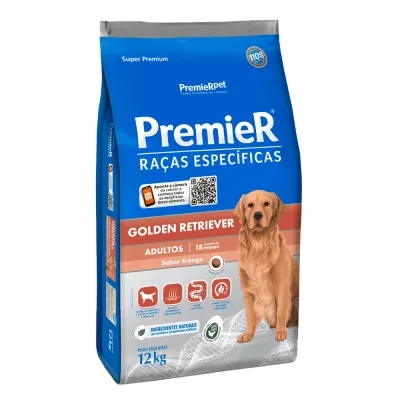 Ração Premier Golden Adultos 12kg