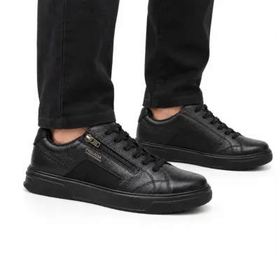 Sapatenis Pegada Masculino Com Ziper Preto 112901-04