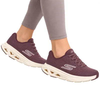 Tênis Skechers Glide-step Vortex Feminino Amortecimento Inteligente Geométrico-vinho 129826_burg