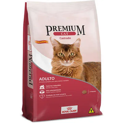 Ração Royal Canin Cat Premium Gatos Adultos Castrados 10,1 Kg