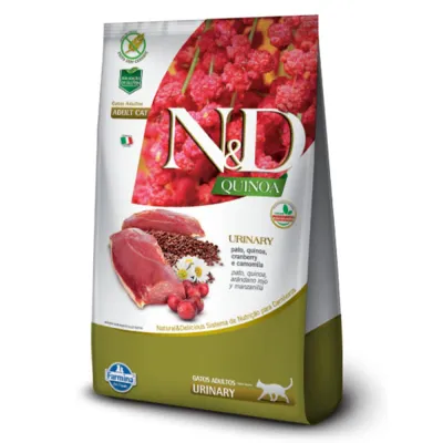 Ração N&D Quinoa Gatos Adultos Urinary Pato 400g