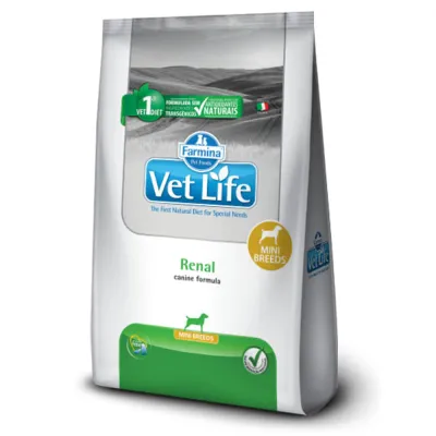 Ração Vet Life Natural Mini Canine Renal 2 Kg