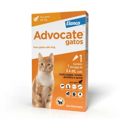 ADVOCATE GATOS 0,4ML ATÉ 4KG