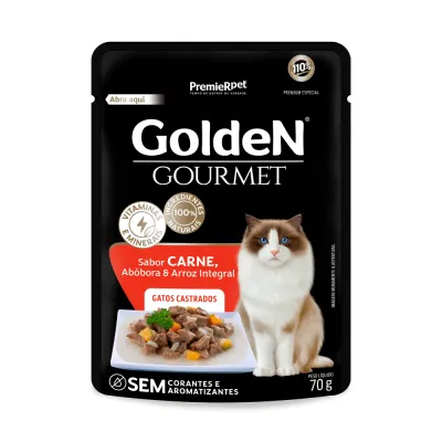 Golden Gourmet Gatos Castrados Carne 70 G