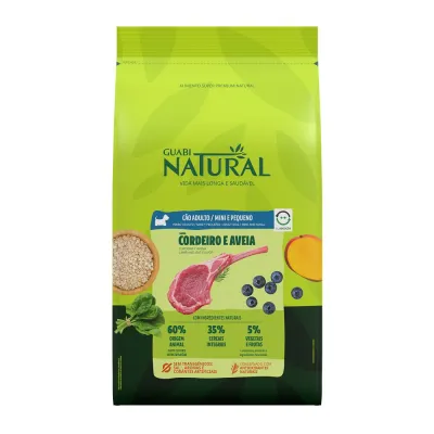 Ração Guabi Natural Cães Adultos Raças Mini E Pequeno Cordeiro E Aveia 1kg