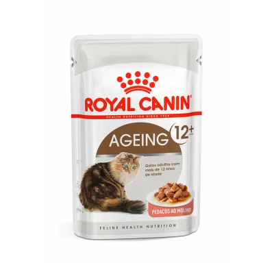 Ração Úmida Royal Canin Sachê Ageing 12+ Gatos Adultos - 85g