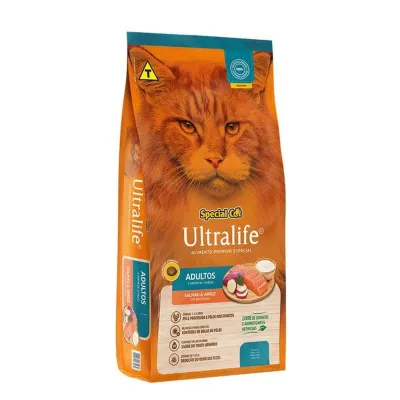 Raço Special Cat Ultralife Gatos Adultos Salmo E Arroz  10,1kg