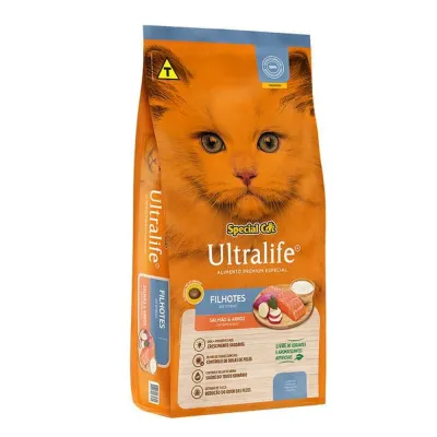 Raço Special Cat Ultralife Gatos Filhotes Salmo E Arroz  10,1kg