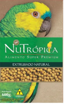 Ração Nutrópica Papagaios Natural 600g