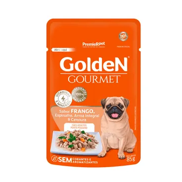 Golden Gourmet Cães Adultos Porte Pequeno Frango 85 G