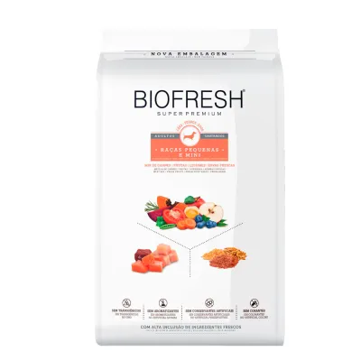 Ração Biofresh Cães Castrados Raças Pequenas E Minis 1kg