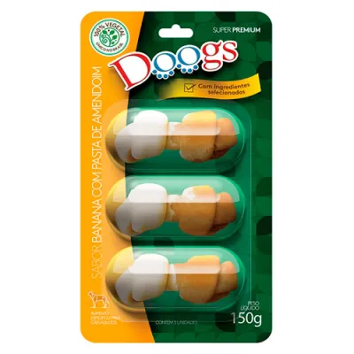 Blister Ossinho Banana E Pasta Amend Doogs 150g