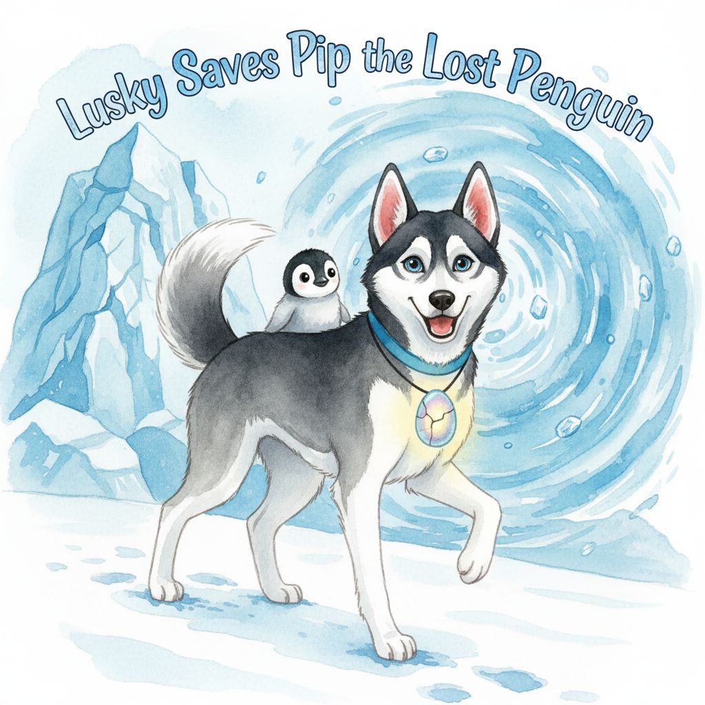 Lusky Saves Pip the Lost Penguin