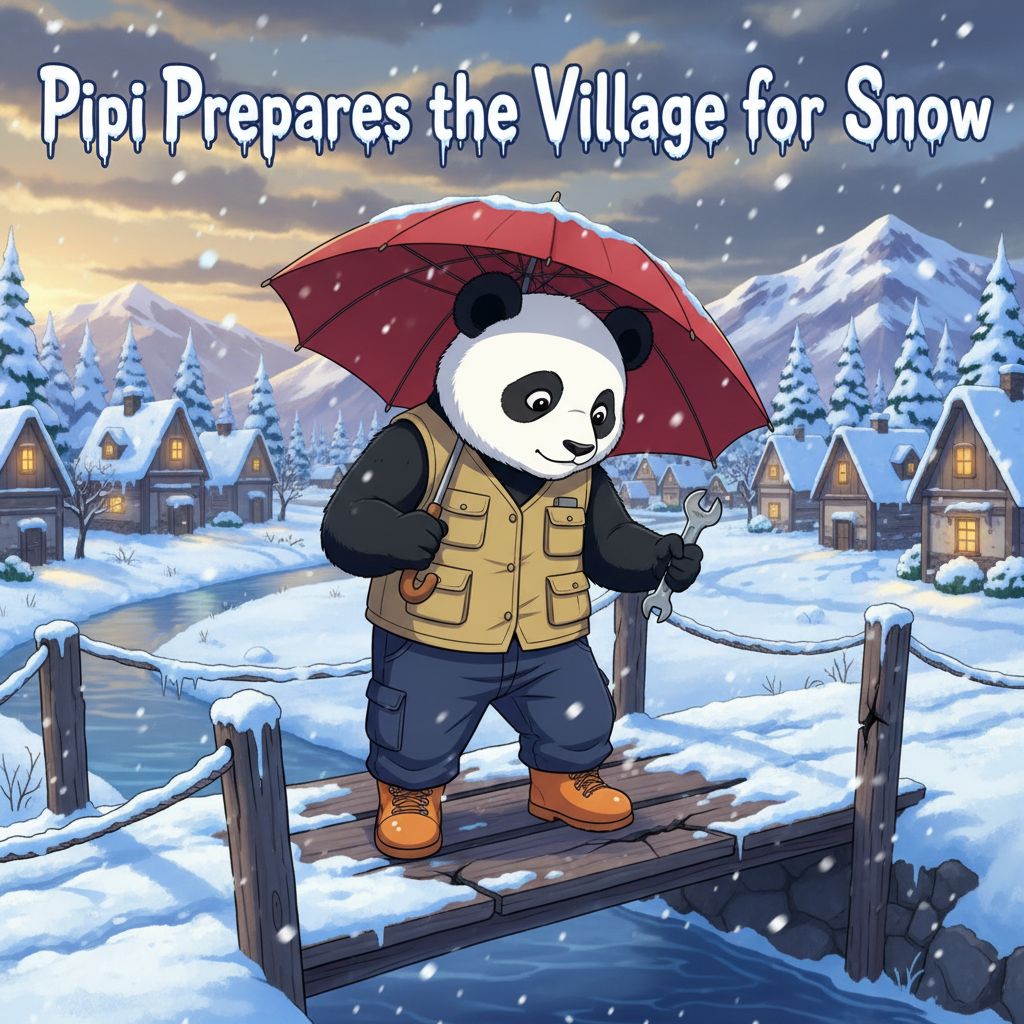 Pipi Prepares the Village for Snow