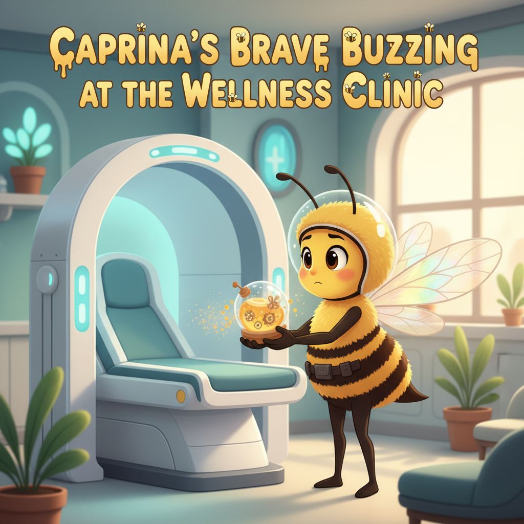 Caprina's Brave Buzzing at the Wellness Clinic