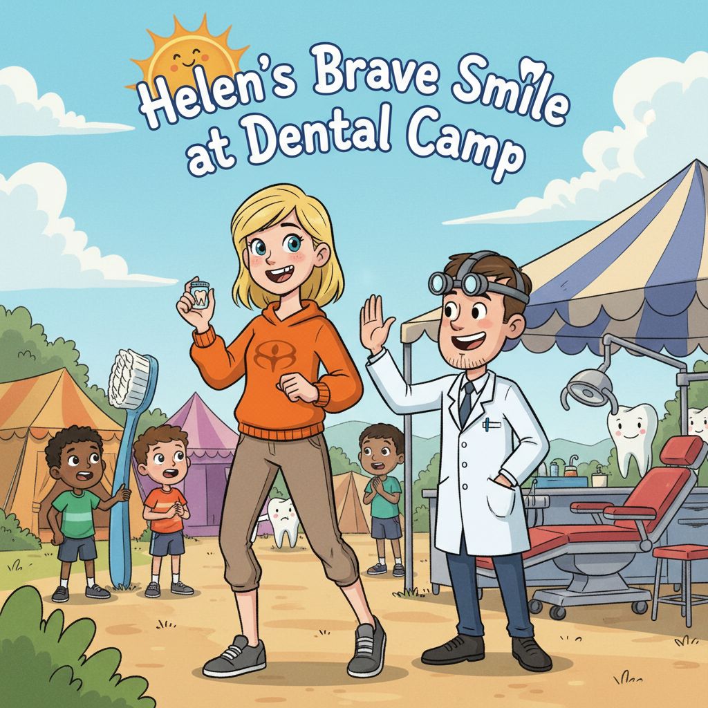 Helen's Brave Smile at Dental Camp