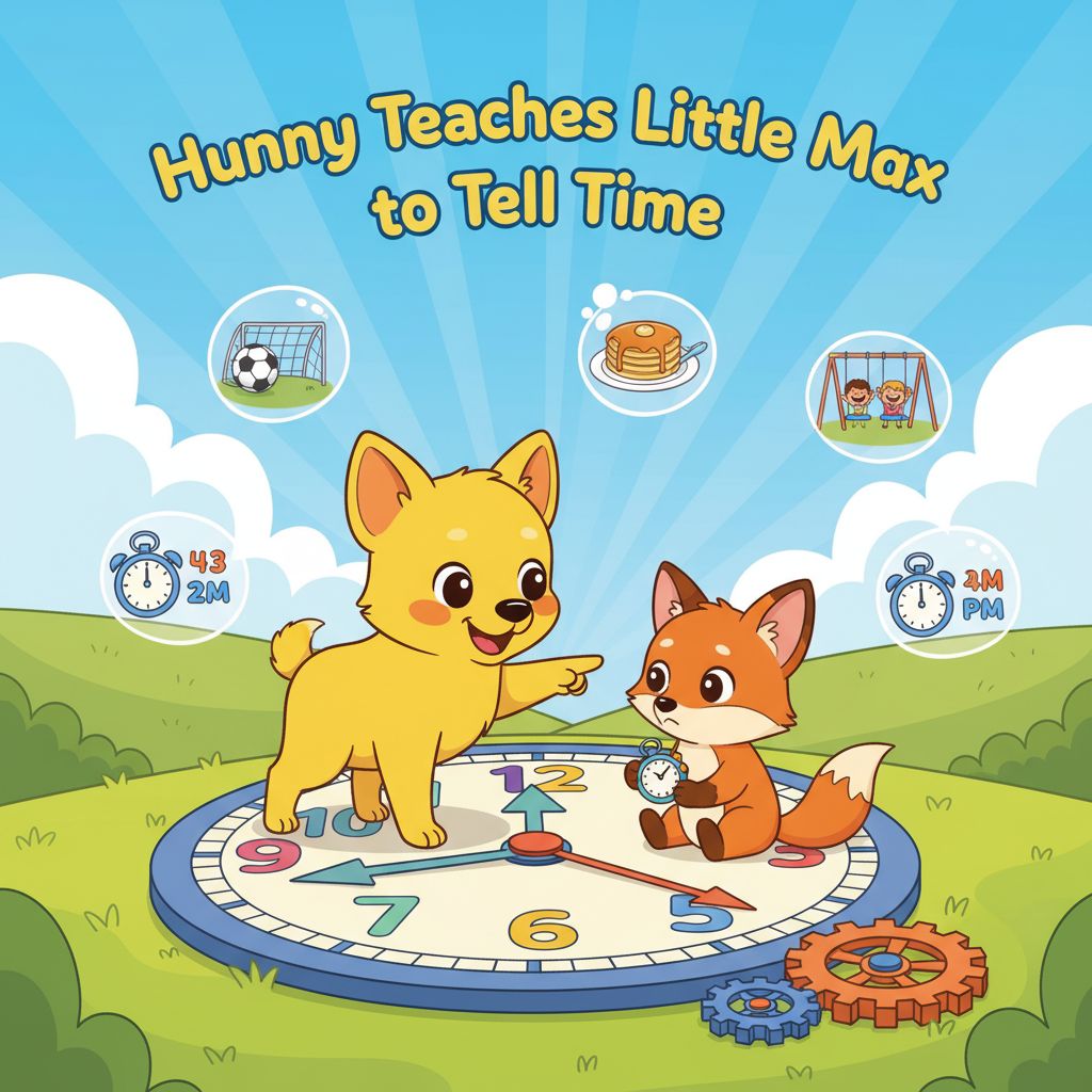 Hunny Teaches Little Max to Tell Time