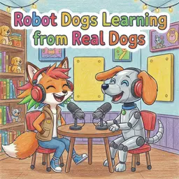 Robot Dogs Learning from Real Dogs