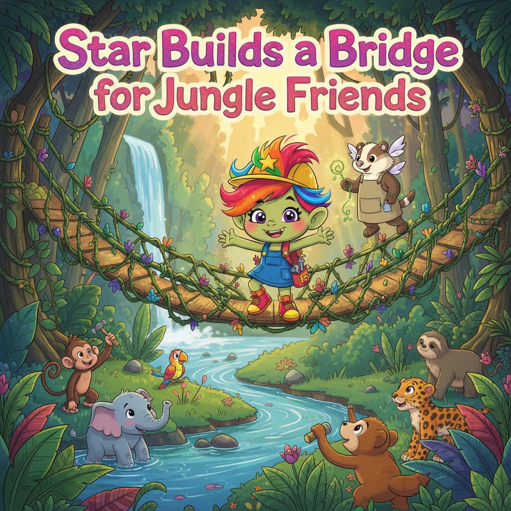 Star Builds a Bridge for Jungle Friends
