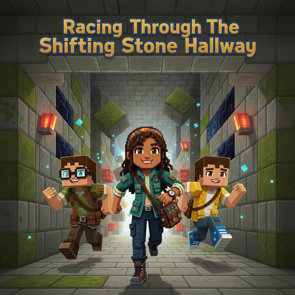Racing Through The Shifting Stone Hallway