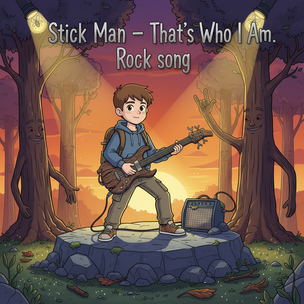 Stick Man - That’s Who I Am. Rock song
