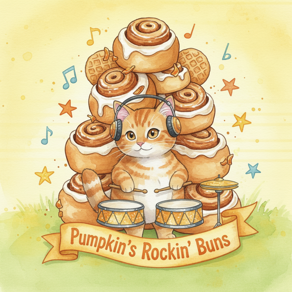 Pumpkin's Rockin' Buns