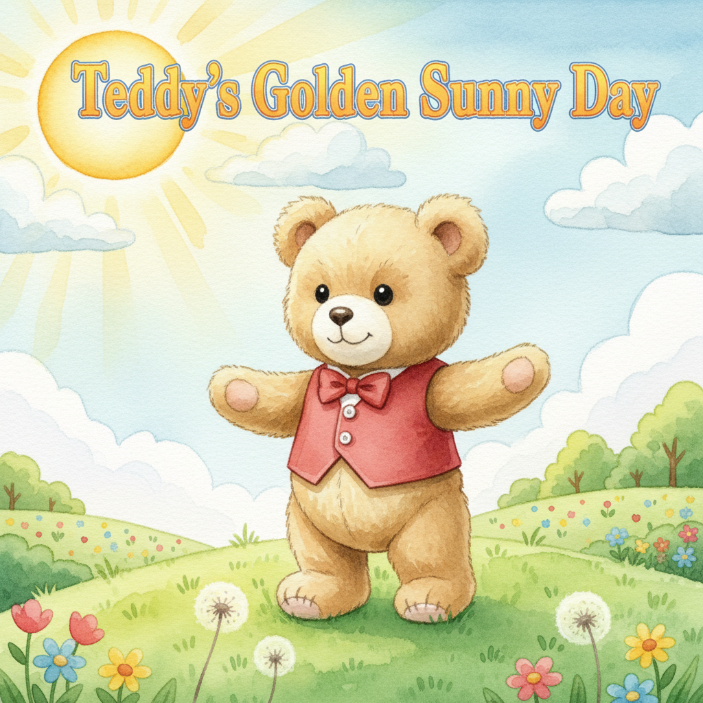 Teddy's Golden Sunny Day