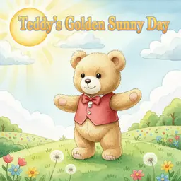 Teddy's Golden Sunny Day