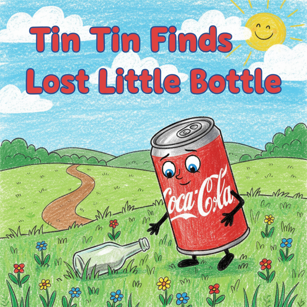 Tin Tin Finds Lost Little Bottle