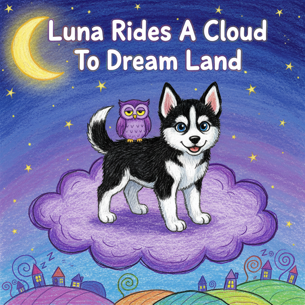 Luna Rides A Cloud To Dream Land