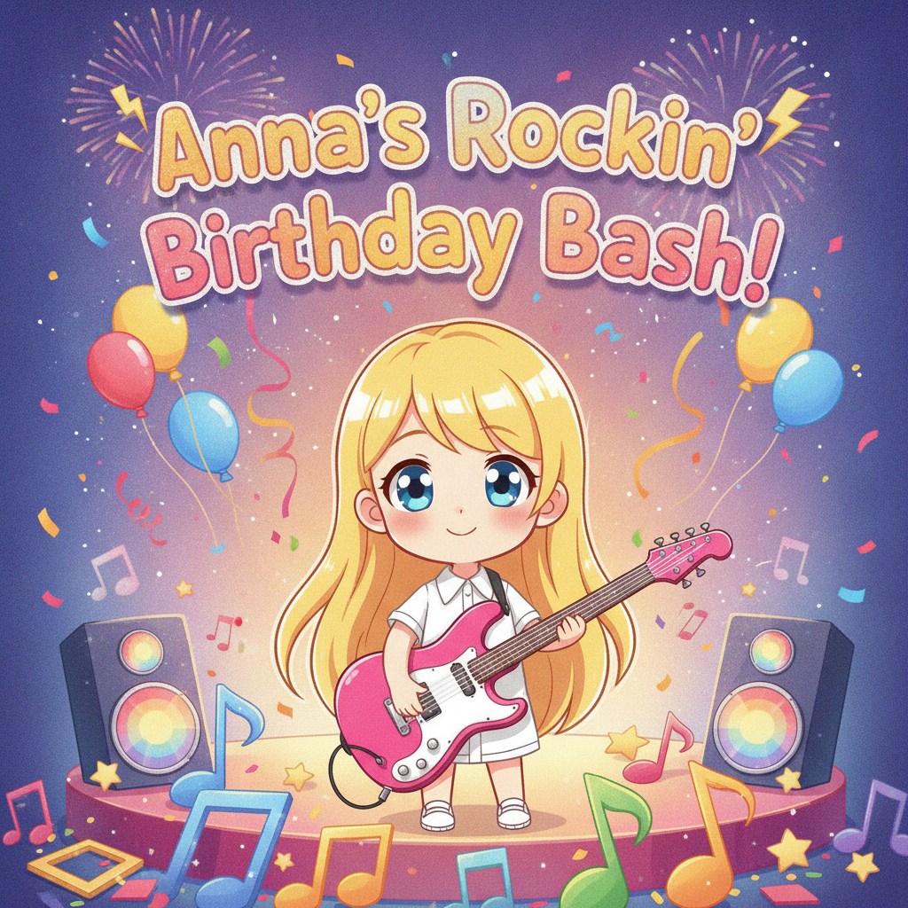 Anna's Rockin' Birthday Bash!