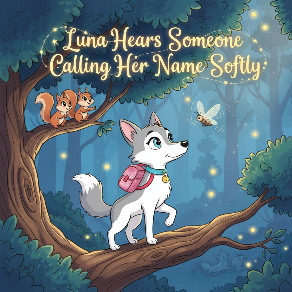 Luna Hears Someone Calling Her Name Softly