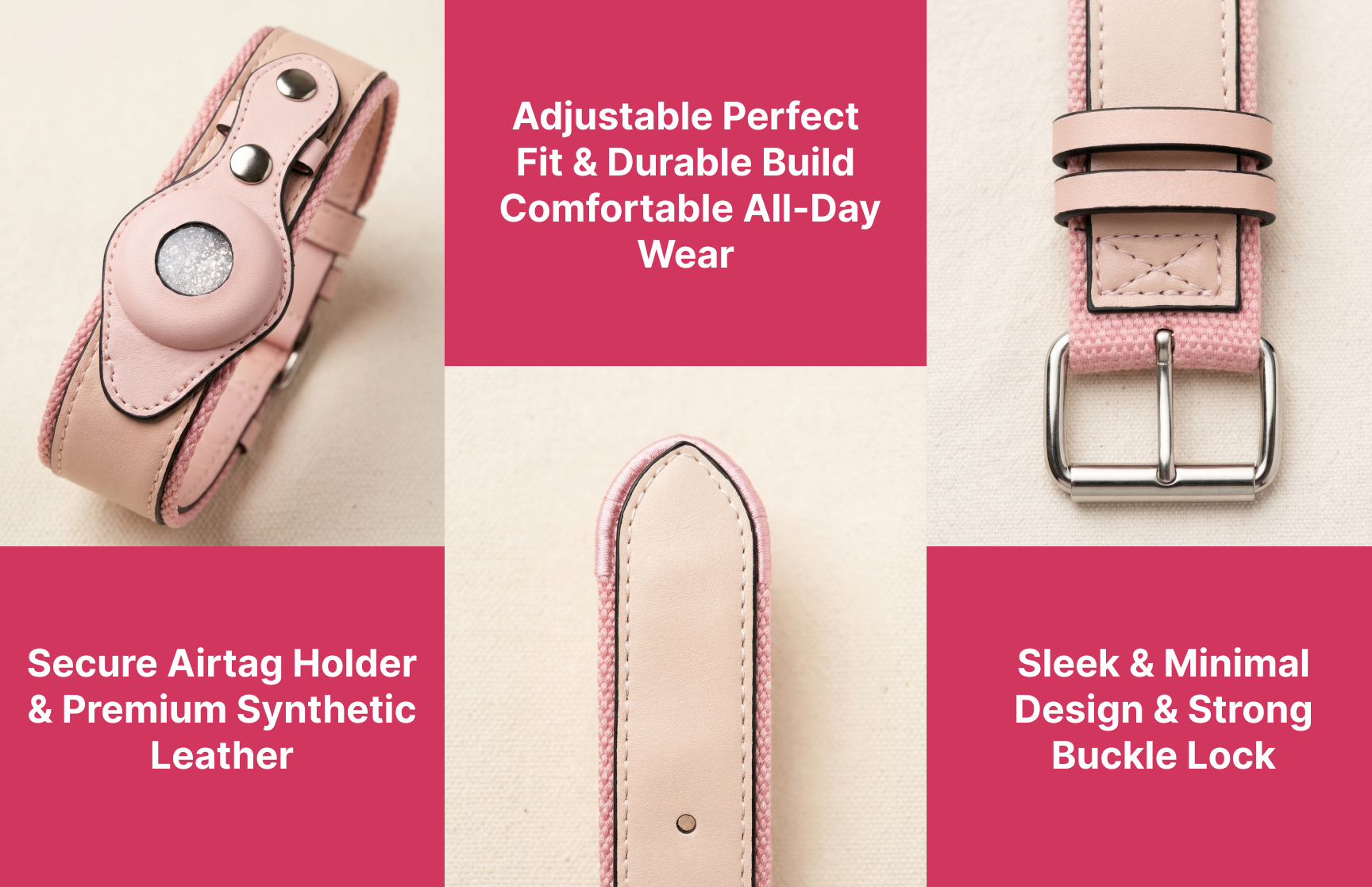 Never Lose Your Dog Again -Smart Airtag Collar Built for Safety (Ultra Leather) — image 3 of 5