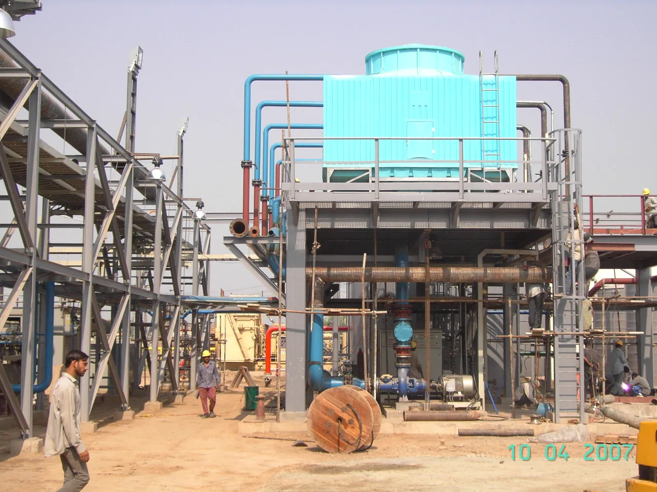 Plant and equipment at a Petrocon project site