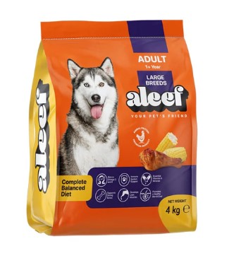 Aleef dry food for large breed 4KG