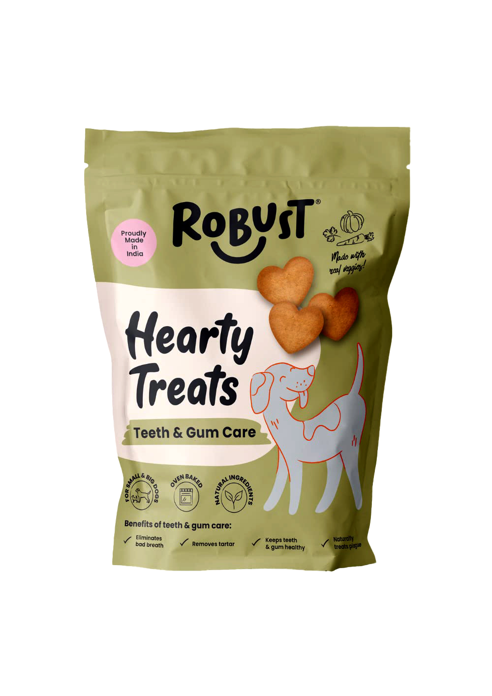 Robust Hearty Treats Teeth And Gum Care 500g