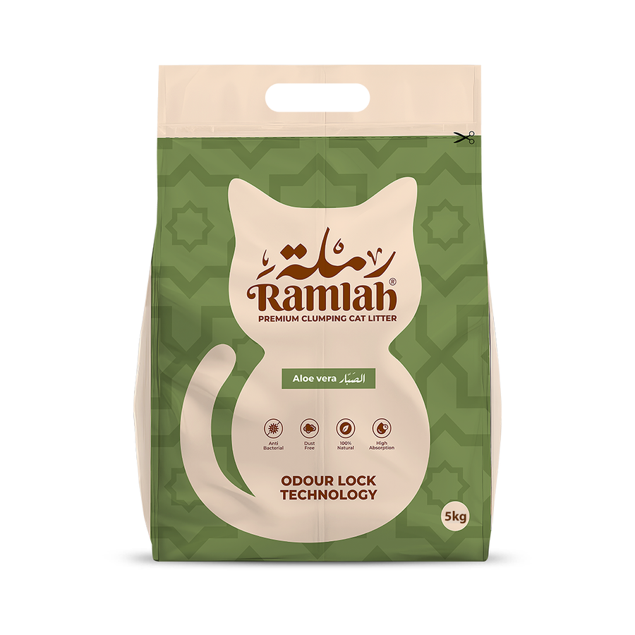 RAMLAH Premium Cat Litter Aloe Vera Scented 5 Kg