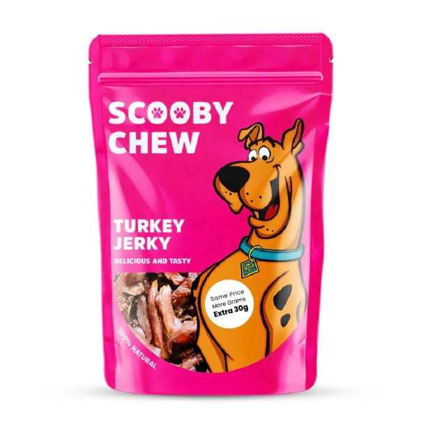 scooby treats for dog turkey jerky 120 gm
