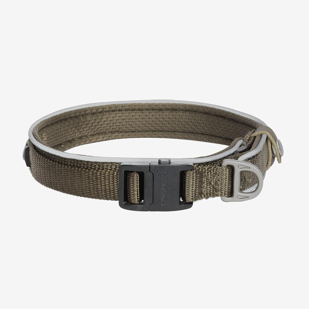 DOGNESS Olive Green Reflective Collar S (1.3x26-38cm)