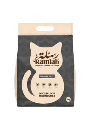 RAMLAH Premium Cat Litter Unscented 5 Kg