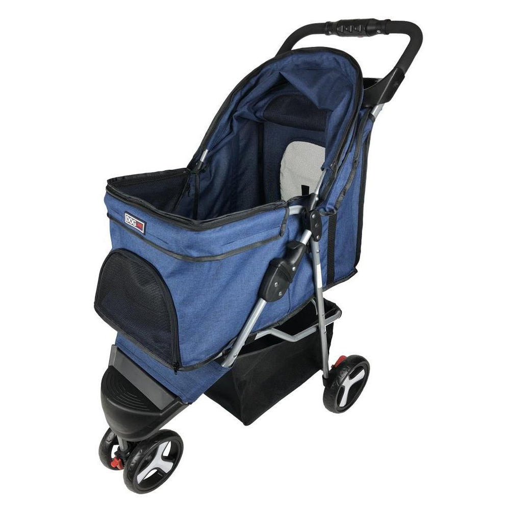 Casual Pet Stroller with a Removable Cup Holder with Weight Capacity