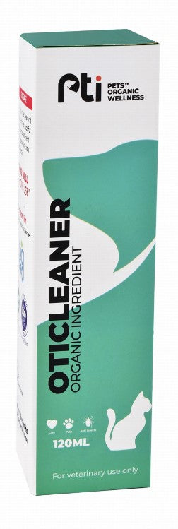 PTI Oticleaner Pet Ear Cleaner - alcohol free chemical dyes free120 ml