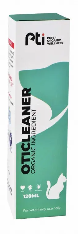 PTI Oticleaner Pet Ear Cleaner - alcohol free chemical dyes free120 ml