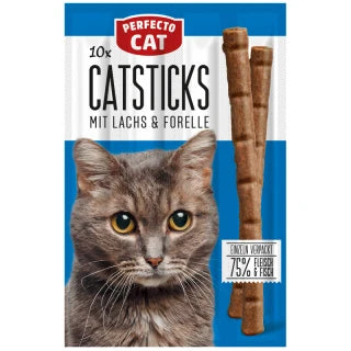 Perfecto Cat Treats 50g X10 Salmon & trout Fish (1pic)