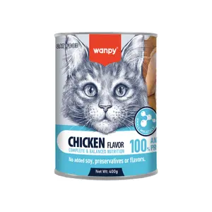 Wanpy Cat Wet Food Chicken Can 375g