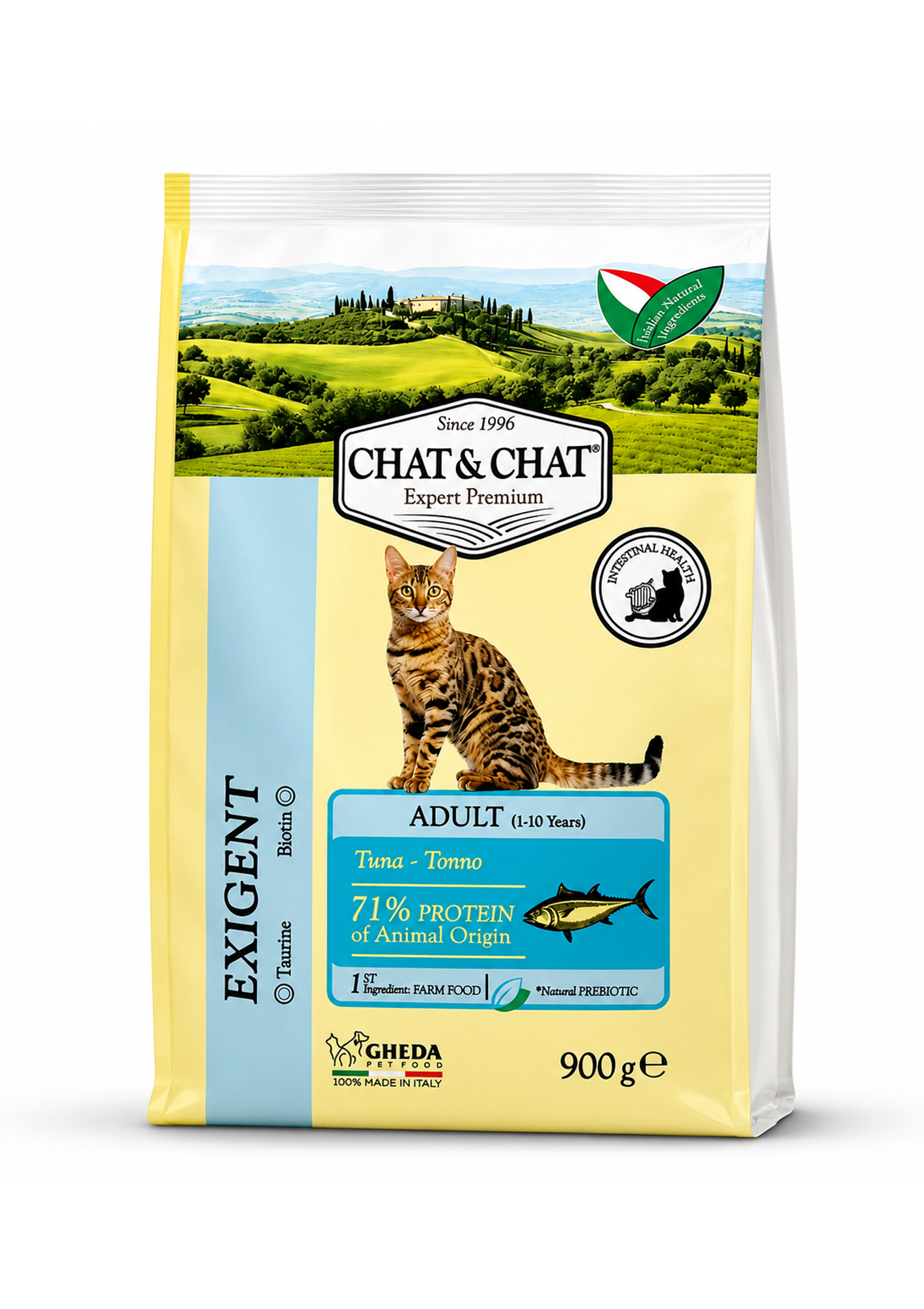 Expert Chat & Chat Exigent Adult Tuna 900g