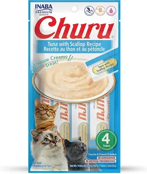 INABA Churu Tuna with Scallop Recipe x4 pcs