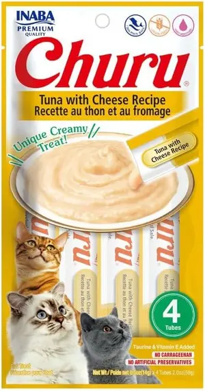 INABA Churu Tuna With Cheese Recipe x4 pcs