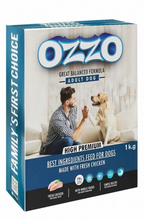 Ozzo Dry Food with Chicken for Sensitive Adult Dogs 1kg
