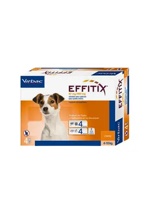 Virbac EFFITIX Spot on for Small Dogs 4-10kg